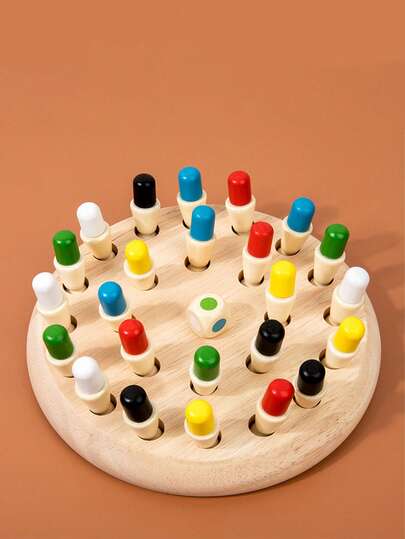 MINKOJA 1 Set Of Memory Matching Stick Chess Game - Enhance Memory And Cognitive Ability - Educational Brain Teaser Puzzle - Portable, Intermediate Skill, Party Game, Travel Game - Good For Travel And Gift,Easter,Easter Gift,Board Game,Party Games,Board Games