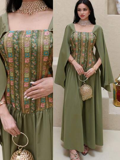 Al Najma New Design Waist Cinching Elegant Cocktail Dress, Flattering Silhouette, Sophisticated Style For Vacation & Party Occasions