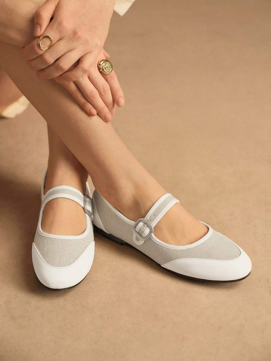 Rosivie Women's Casual Buckle Design Everyday Versatile Shoes - Multicolor - View 1