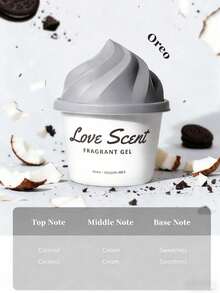 Joivida 1 件装冰淇淋造型固体香薰，10 种款式和香型，适用于客厅、卧室、汽车和餐厅。情人节、开学季和新年送礼佳品。车载香薰机 - 冰淇凌香薰 - 查看 27