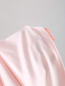 Sweetra Women's New Elegant Ruffle Strap Sleeveless Long Dress, Pink, Fitted Silhouette For Daily Commute, Women's Long Summer Dress, Long Party Dress - Pink - View 8