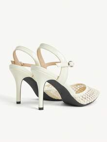 CUCCOO CHICEST Women Heeled Sandals Elegant Shoes Wedding Shoes - Beige - View 7