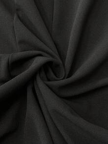 Auralis Đầm mini cỡ lớn màu đen trắng trễ vai thắt nơ thanh lịch lãng mạn gợi cảm, thích hợp cho Ngày Valentine, các buổi hòa nhạc, biểu diễn, hẹn hò, tiệc tối trang trọng, tiệc tùng, đi làm, văn phòng, sinh nhật. - Đen và trắng - Xem 7