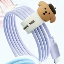 Cable de carga rápida | Cable de sincronización y carga rápida de 2 m trenzado en nailon de 60 W | Cable de carga rápida USB-C a Tipo C | Compatible con teléfonos inteligentes, tabletas y PC | Transferencia de datos de alta velocidad de 480 Mbps | Protección de control de temperatura con chip inteligente | Resistencia a la flexión superior - Multicolor - Ver 3
