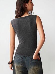 Bohemela Áo tank top nữ phong cách Y2K Boho phương Tây, họa tiết bướm, kiểu dáng vintage, giặt và bạc màu, thích hợp cho các lễ hội âm nhạc, mùa hè, áo cơ bản, áo tank top bốn mùa, hoàn hảo cho những buổi đi chơi thường ngày, tụ họp bạn bè, lễ hội âm nhạc, mặc nhiều lớp khi đi dự tiệc hoặc mặc ở nhà thư giãn. - màu đen - Xem 8