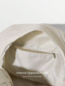 GLOWMODE 26L Maxi Zen Moves Water-Resistant Yoga Mat Storage Pocket Tote Bag Yoga Studio Gym Daily Casual Wear - White - View 5