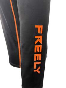 Manfinity Swimmode Men's Letter Print Contrast Trim Round Neck Long Sleeve Rash Guard - Black - View 6