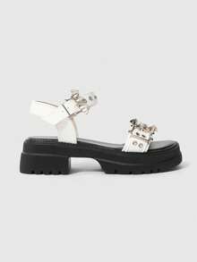 Sugerpunk Women Platforms & Wedge Sandals Valentine's Day - White - View 2