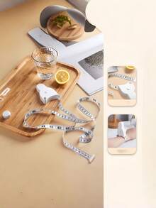 软尺，专用于测量腰围、周长、胸围、臂长、腿长和胸围的软尺。 - 白色 - 查看 4