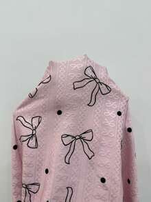 CottageSlumber Women's Sleeveless Jumpsuit With V-Back And Bow Decor, Comfortable And Elegant - Dusty Pink - View 8