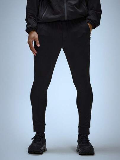 Musero 修身运动裤，弹性抽绳腰带，适合运动休闲，秋冬必备健身服。