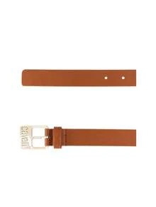 Cavalli Class Women's Logo Leather Belt Brown - Brown - View 2