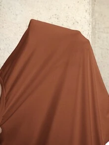 Freevana 大码女式花卉刺绣镂空灯笼袖衬衫 - 咖啡棕 - 查看 7