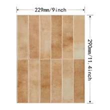 5pcs 3d Epoxy Resin Wall Stickers, Pu Self-Adhesive Kitchen And Bathroom High-Temperature Resistant Pet Tile Stickers And Wallpapers - Multicolor - View 2