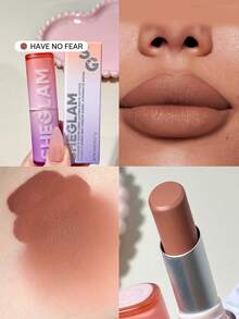 SHEGLAM Dynamatte Boom Long Lasting Matte Lipstick-Have No Fear 20 Colors Creamy Matte Waterproof Lipstick Amazing Non-Stick Cup Transfer-Proof Lipstick Brown Pink Lipstick Lip Combo Brand Beauty Makeup Face Paint Cosmetic For Women Girls Perfect For Winter Spring Ideal For Y2K Fancy Fashion Suitable For Birthday Gift Party Ready Best Color - Have No Fear - View 1