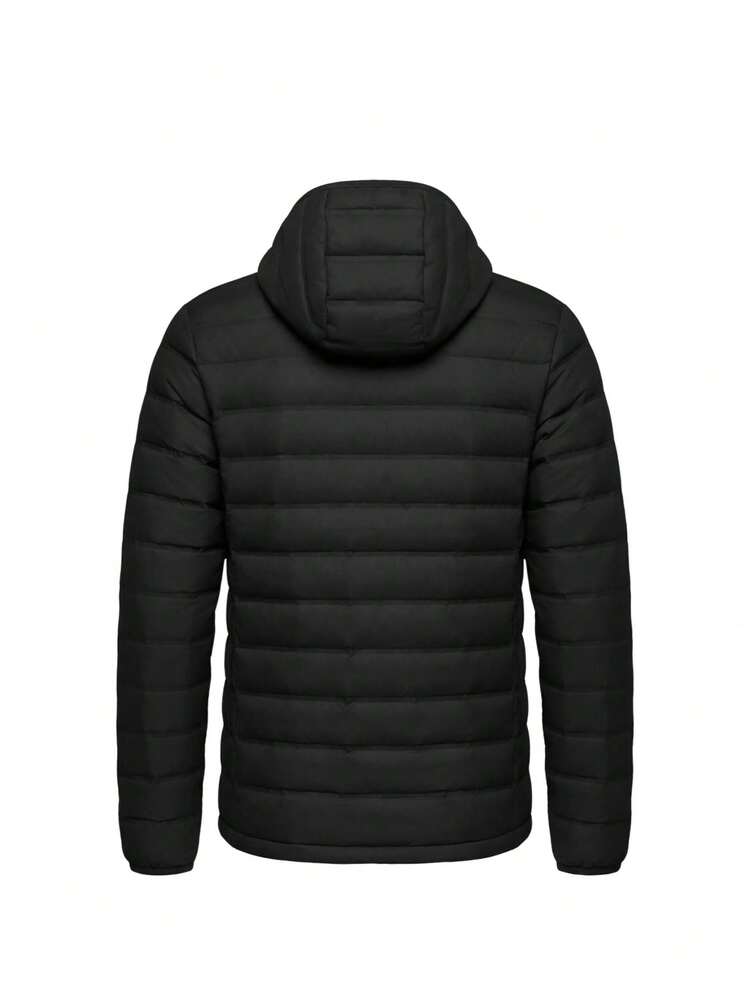Columbia Lake 22 II Men Down Hooded Jacket Black | SHEIN USA
