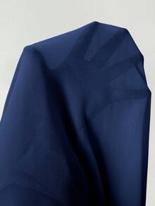 Elenzga Elegancka sukienka damska z szyfonu z falbaniastym kołnierzem, rękawami typu latarnia, wiązaniem w talii, odpowiednia na oficjalne okazje, takie jak koktajl party, bal maturalny, wesele, Halloween, Boże Narodzenie, Święto Narodowe, Nowy Rok - Granatowy - Zobacz 6