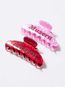 MUSERA Hair Clips - Red - View 4