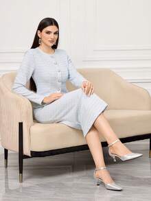 Sleekvia 女士高跟凉鞋 - 銀色 - 查看 6