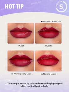 SHEGLAM Dynamatte Boom 持久霧面唇膏-比以往更持久 20 種顏色 奶油霧面防水唇膏 神奇不黏杯防轉印唇膏 紅色唇膏 品牌 美容 化妝 化妝品 適合女性與女孩 完美搭配夏季春季 Y2K 時尚 流行 生日 母親節禮物 假期 派對準備就緒 最佳顏色 - Stronger Than Ever - 查看 8