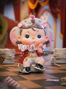 POKOJA LAND Fashion Cute LOST FILMING SITE Blind Box(Non-Plush Filling), 1pc "Stage Dreamers" Series Blind Box Figure, Chibi Character Figurine With 9 Regular Styles & 1 Hidden Surprise, Collectible Art Toy With Performance & Creative Career Themed Accents, Ideal For Desk Decor, Home Decoration & Party Favors, Perfect Festival Gift For Friends & Family, Great Valentine's Day Present For Collectors & Enthusiasts - Tide play blind box - View 4
