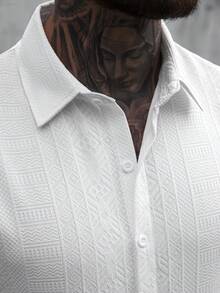 Manfinity CasualCool Men Shirts - White - View 6