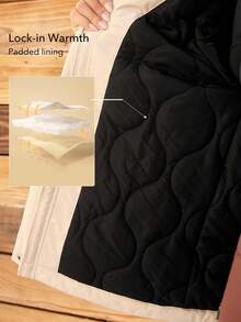 OutZeal 女士防水保暖绗缝抽绳腰带户外夹克 滑雪徒步露营冬季