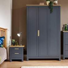 5个拉丝金橱柜把手，适用于橱柜和衣柜，尺寸：8厘米/3.15英寸、12厘米/4.72英寸、15厘米/6英寸、20厘米/7.87英寸、30厘米/11.8英寸，厨房橱柜拉手、抽屉拉手，现代隐藏式铝制衣柜门把手，拉丝金 - 金色 - 查看 7