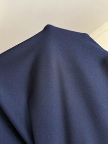 SHEIN Napfluff Cute Bow Print Contrast Lace Open Front Short Sleeve Women Pajama Jumpsuit Navy Pajama Jumpsuit Sexy Sleep Wear Bow Jumpsuit - Navy Blue - View 7