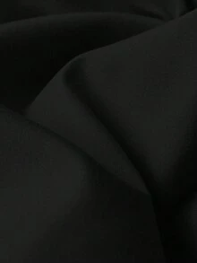 Elamini 褶裥深V领红色休闲优雅女式衬衫 - 黑色 - 查看 4