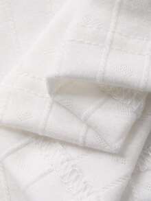 DAZY Women's Fitted Sleeveless Tank Top With Chest Pads, Graphic Print - White - View 7