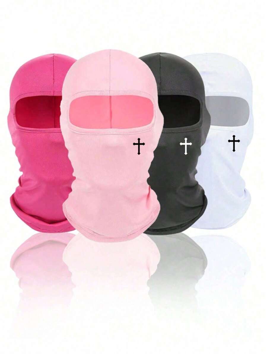1pc Unisex Balaclava Ski Mask, Windproof Face Cover For Cycling, Skiing, Outdoor Activities, Daily Use - Multicolor - View 1