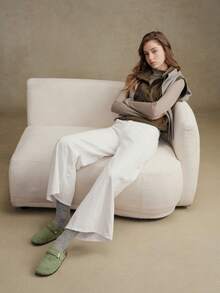 Solecia Women's Round Toe Fluffy Slippers School Supplies Back To School Spring Shoes Spring Break Easter For Christmas - Dark Green - View 3