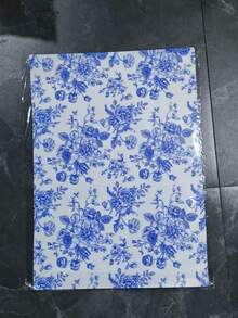 一套大型复古花卉艺术包装纸花束包装单枝花袋母亲节情人节婚礼摄影道具美学工艺花卉布置礼品装饰 - 彩色 - 查看 9