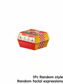 POKOJA LAND 盲盒收藏人偶礼品，可爱装饰，LULUAI 汉堡猪盲盒人偶 - 4 款常规款（无隐藏款），ABS 材质收藏玩具，快餐主题设计（汉堡盒、薯条杯、外卖车），送给亲朋好友的贴心礼物，独特的厨房/餐桌装饰，可爱的食物主题人偶套装，适合人偶收藏家和美食爱好者。 - 潮玩盲盒 - 查看 11