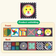 MINKOJA Libro de tela suave para bebés, juguete educativo de aprendizaje, libros de tela educativos para el baño del bebé con animales, colores e insectos, regalos ideales para bebés, Pascua, regalo de Pascua, Día del Niño, libros para bebés, juguetes para bebés, estimulación sensorial para bebés, juguetes educativos tempranos para bebés y espejos para bebés - Color - Ver 6