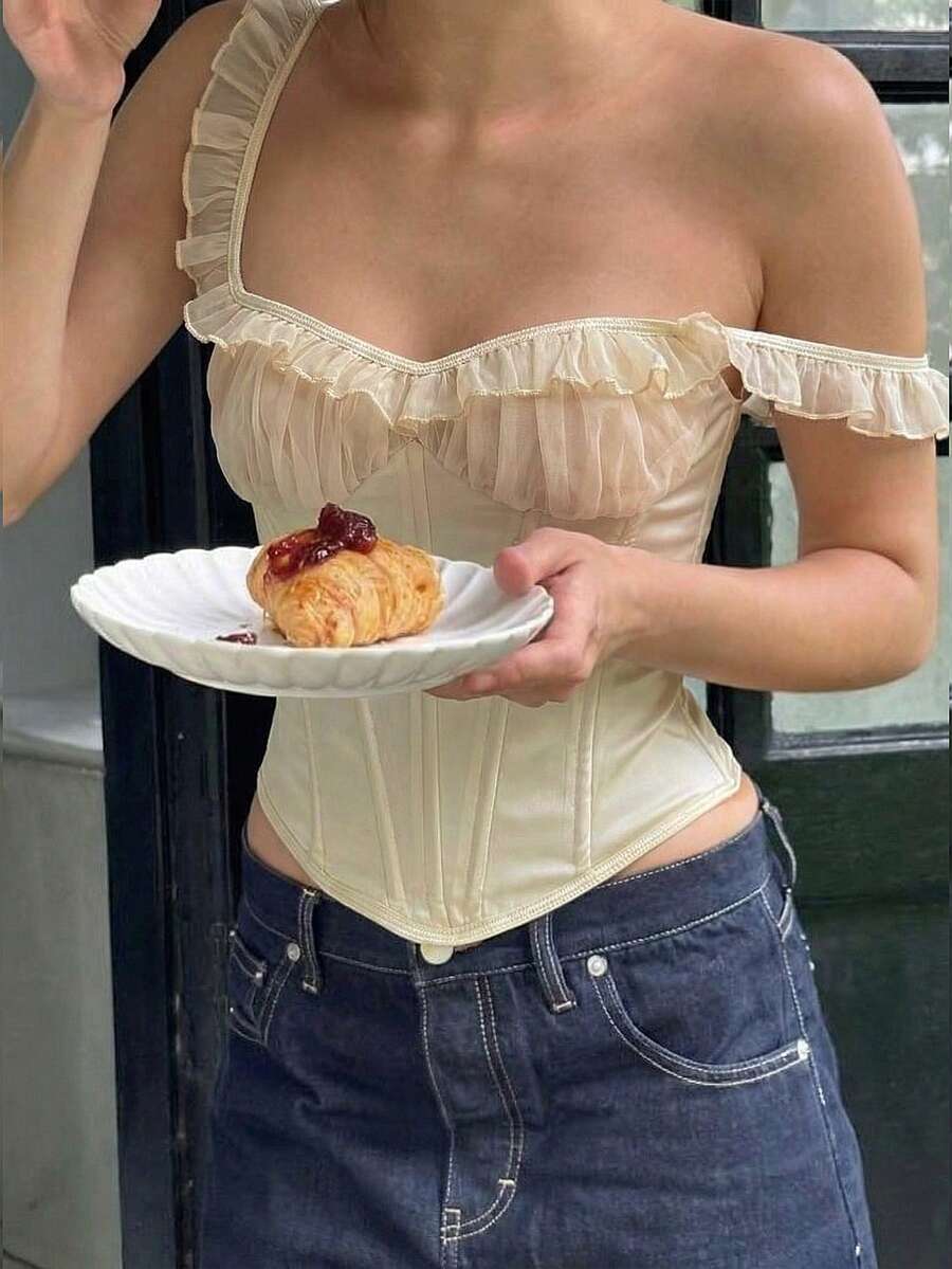 Aloruh Áo ngực có gọng phối ren thanh lịch dành cho nữ, thích hợp đi chơi, hẹn hò, phối cùng quần jeans, thoải mái. Gợi cảm, thích hợp cho bãi biển, kỳ nghỉ ở đảo Bali, tiệc tùng và các dịp khác. Áo gợi cảm, trang phục đi nghỉ mát cho nữ, mùa hè, đồ đi biển cho nữ, áo đính sequin. Áo quây ren xuyên thấu gợi cảm, thích hợp cho tiệc tùng, hẹn hò, đi làm, áo cổ chữ V dễ thương, áo corset, áo khoác ngoài thường ngày, áo dễ thương, áo ren mùa hè. Áo nữ cho mùa hè, áo corset mùa hè, áo corset dễ thương cho nữ, áo mùa hè.