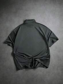 STYNVO Men's Casual Letter Print Short Sleeve Polo Shirt, Summer - Multicolor - View 2