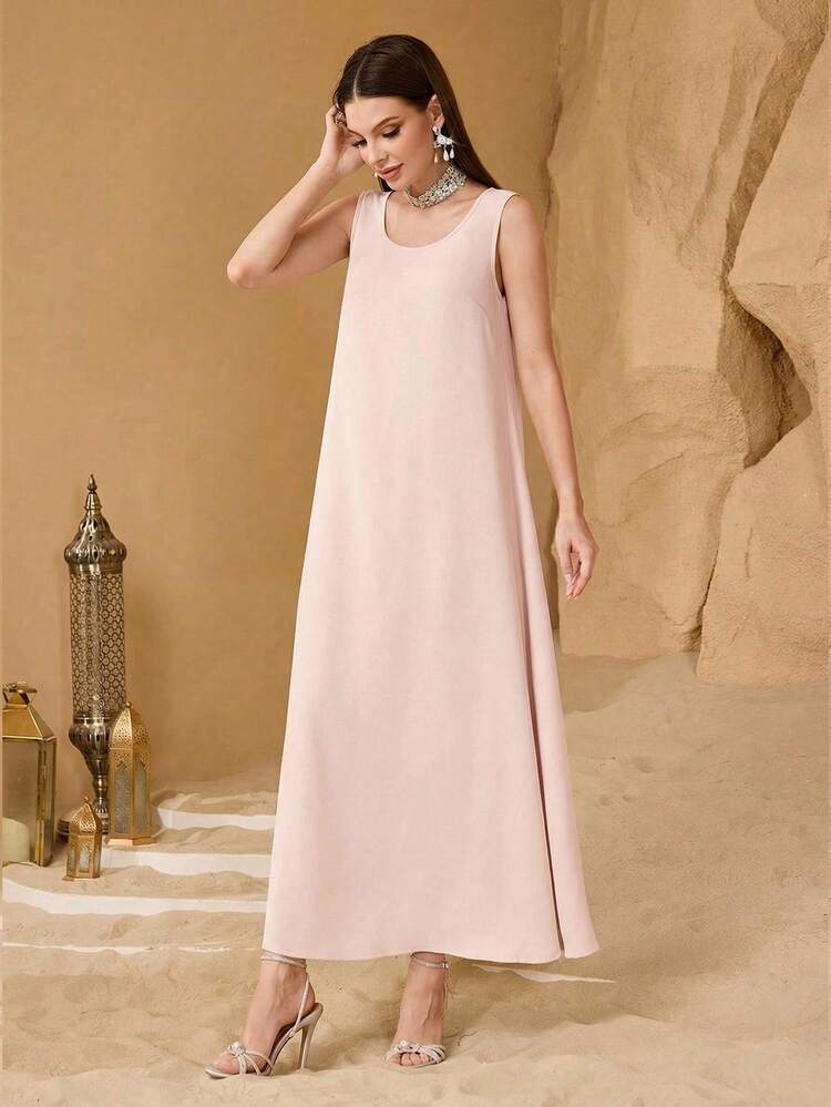 SHEIN Najma Customized Embellished Patchwork Women Loose Fashion Elegant 2 Pieces Set - Pink - View 7