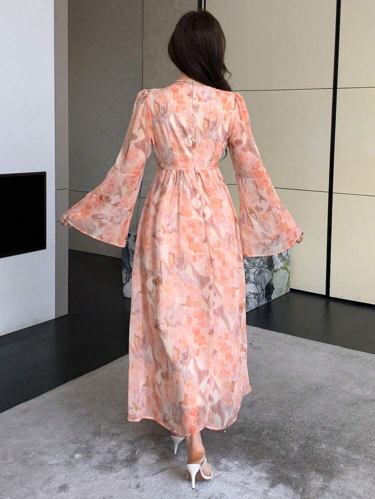 Elegant Lace Patchwork Vacation Wedding Guest Midi Dress Sundress Boho