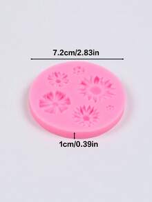 1pc Mini Sunflower Candle Mold, 3d Flower Silicone Mold For Soap Resin Clay, Diy Crafts Candle Making Tool