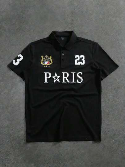 PAVTROS Men's Half-Zip Short Sleeve Casual Polo Shirt, Versatile For Summer