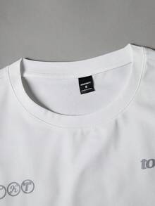Camiseta gráfica casual de hombre con pintura en relieve 3D "La Última Cena", uso diario, regalo para novio/esposo, regalo de aniversario, blanco tallas desde S hasta XXXL. - Multicolor - Ver 5