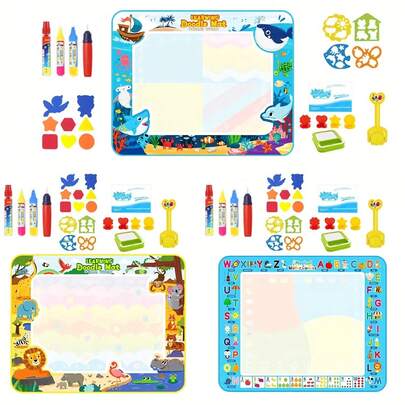 MINKOJA - SELECTS Alfombra de dibujo con agua, extra grande, para pintar con agua, alfombra de dibujo, color aleatorio