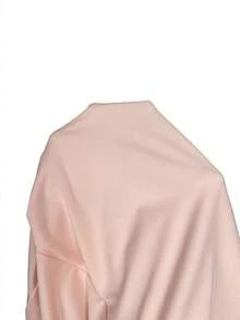 SHEIN EZwear 女款純色百褶開衩裙，休閒百褶開衩大腿長度修身自然西瓜粉色裙，春秋季，休閒日常穿著 - 西瓜粉 - 查看 6