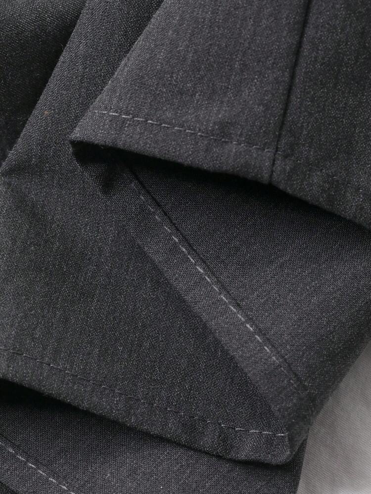 Toddler Boys' Solid Color Long Sleeve Shirt + Korean Style Vest + Casual Pants, Bow Tie, Formal Suit, Versatile