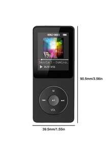 Teckwe 無線 MP4/MP3 無損音樂播放器 FM 收音機錄音機 運動款 - 黑色 - 查看 8