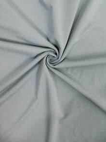 CoralVoy 男士圆领拉链半开襟短袖上衣，休闲百搭沙滩度假泳装防晒衬衫 - 淺灰色 - 查看 8