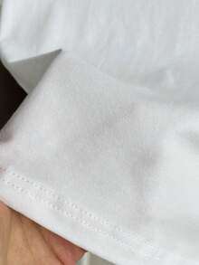 Tseoso 95% 纯棉，5 件/包，基本款纯色修身短袖 T 恤，外出、运动、俱乐部，可全年穿着，可爱上衣，柔软女孩、居家、返校、秋季女装，自然 - 彩色 - 查看 6