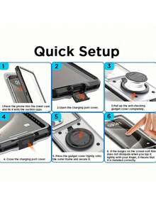 Universal 6.9-Inch Wet Diving Mobile Phone Case - Touch Screen With Stand, Counter-Shock/Drop Protection - Suitable For All Smartphones - Perfect Gift For Water Sports Enthusiasts - Multicolor - View 4